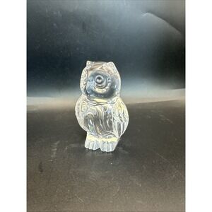 Vintage Princess House Lead Crystal Owl‎ Figurine 24% Lead Crystal